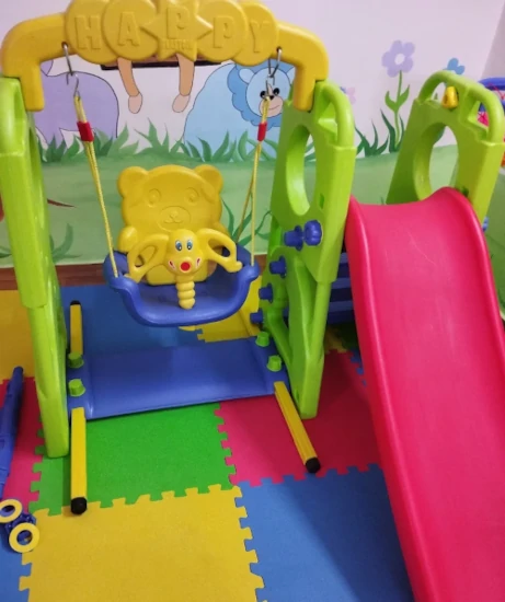 Indoor Playground Slide and Swing