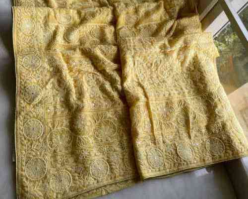 Chikankari Saree