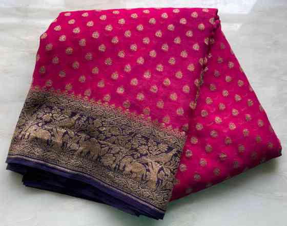 Khaddi Georgette Sarees