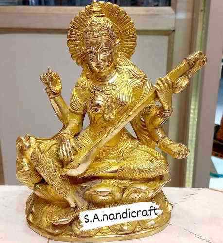 Maa Saraswati Brass Idol