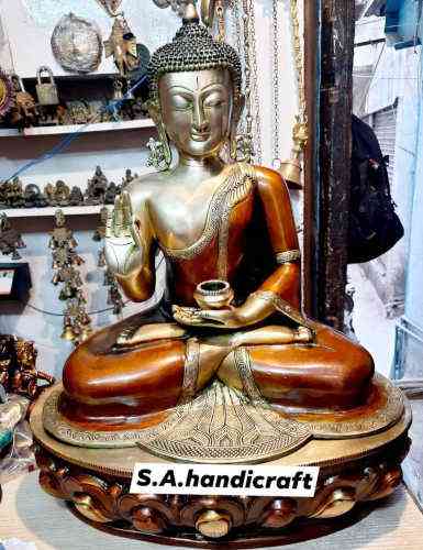 Lord Buddha Brass Statue