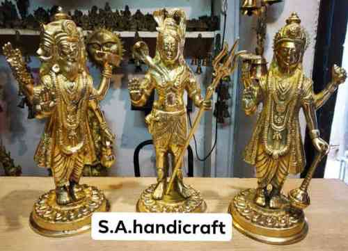 Brahma Vishnu Mahesh Idols