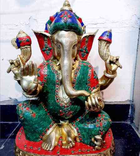 Lord Ganesh Idol in Brass
