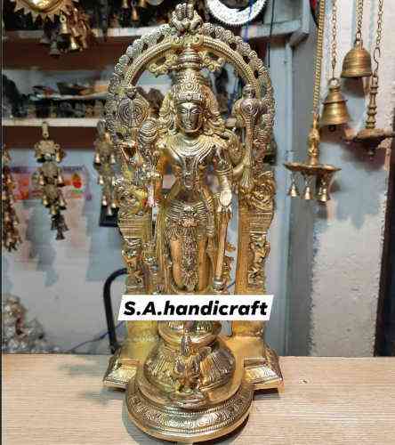 Brass Vishnu Idol