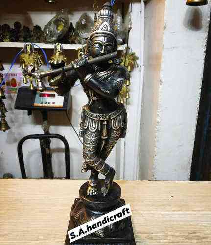 Eight Metal Krishna Idol