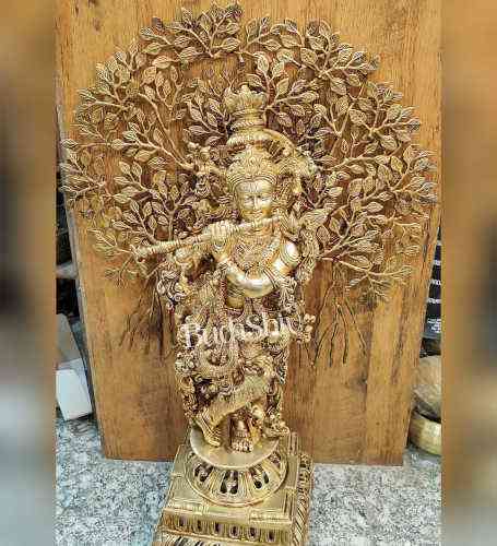 Krishna Muralidhari Brass Idol