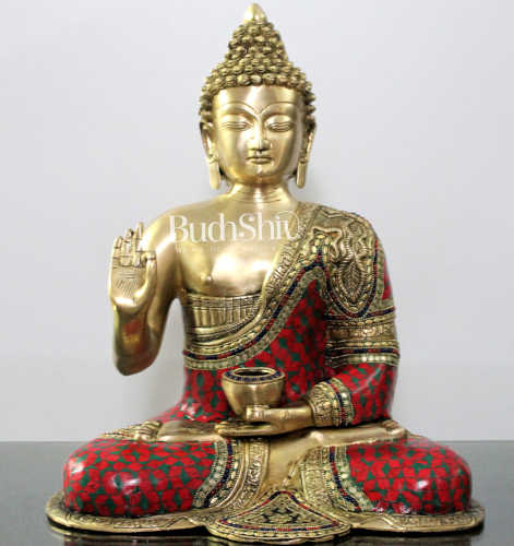 Buddha Idol in Brass