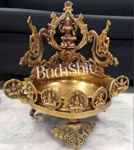 Pure Brass Ashtalakshmi Urli