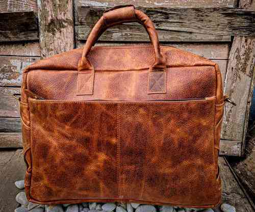 Brown Leather Laptop Bag