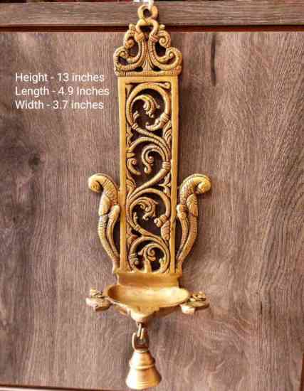 Brass Wall Hanging Lamp