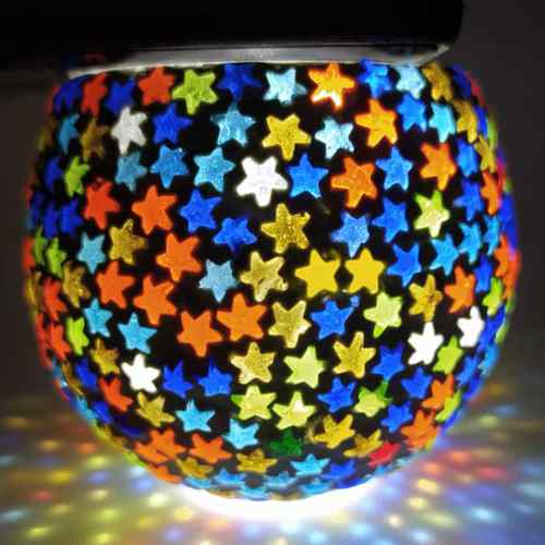 Glass Mosaic Table Lamp for Home Decor
