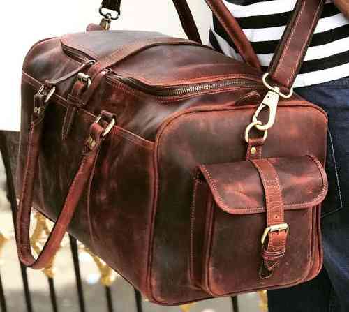 Mini Leather Duffle Bags