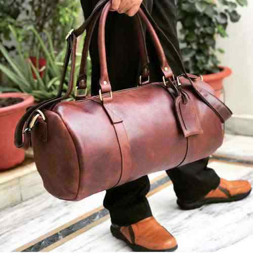 Leather Gym Bag