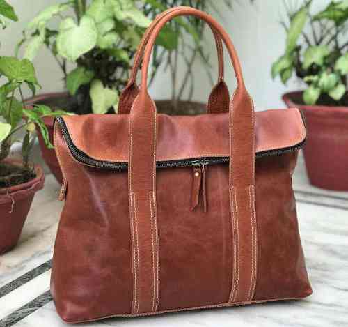 Ladies Leather Tote Bags