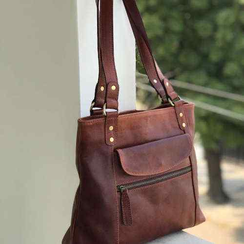 Genuine Leather Ladies Sling Bags