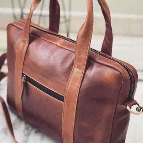 Genuine Cowhide Leather Laptop Bags