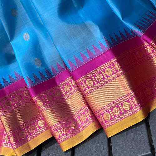 Gadwal Pure Zari Silk Saree