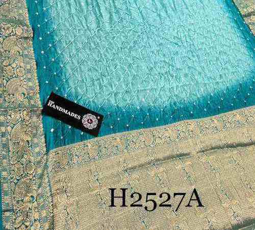 Kanchipuram Bandhani Silk Sarees