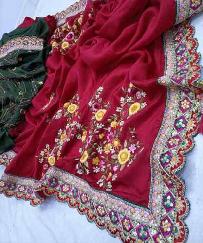 Pure Muga Silk Saree