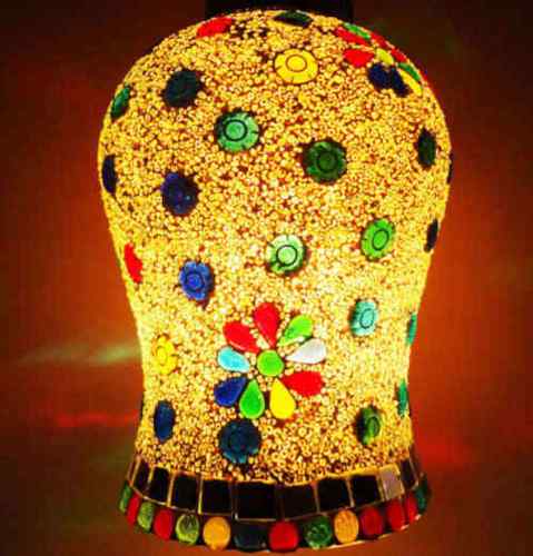 Glass Mosaic Pendant Lamp