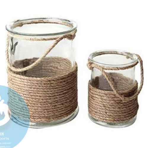 Glass Handicrafts Hurricane Candle Holder
