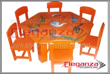Birds Theme Group Table and Chairs