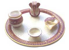 Marble Pooja Thali