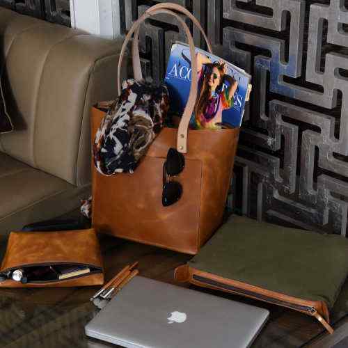 Leather Tote Bag