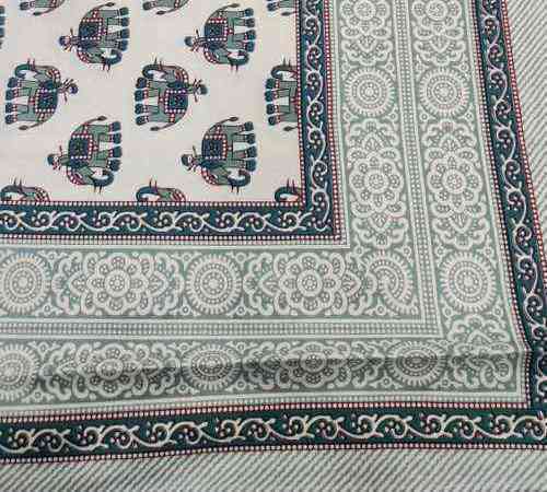 Block Print Bed Sheet