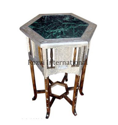 Wooden Hexagonal Tables