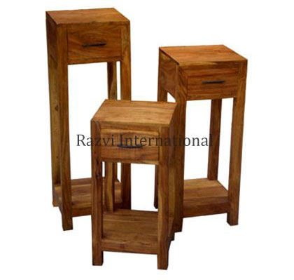 Wooden Handicrafts Drawer Tables