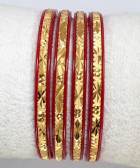 GOLD PLATED POLA BANGLES