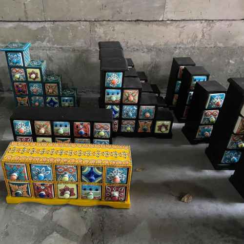 Wooden Handicrafts Drawer Chest