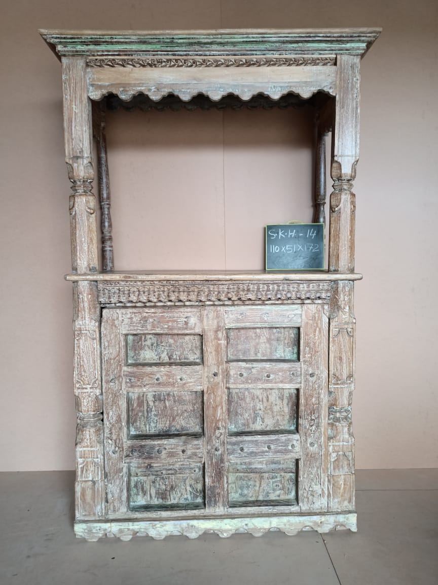 Wooden Bar counter Indian handicrafts