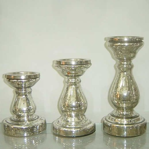 Mercury Antique Candle Holder