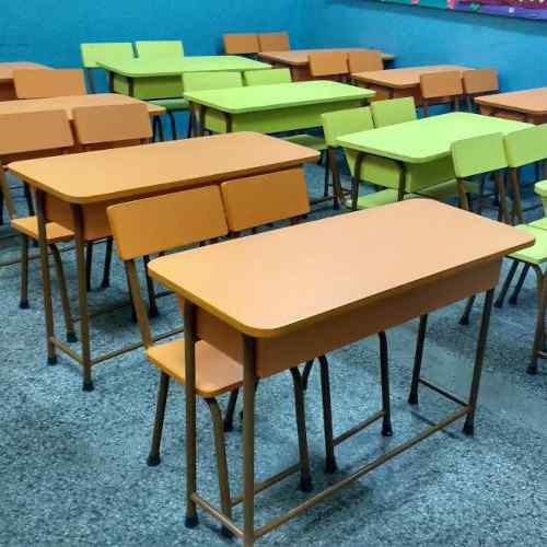 SNS Dual School Desk with Storage
