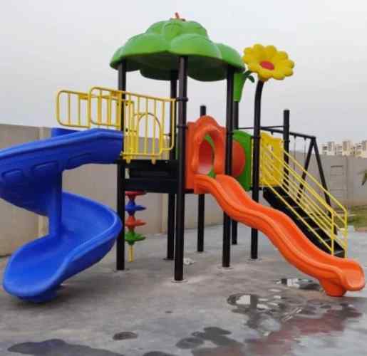 DR Play Equipment - Manufacturers of Single and Multi Playground Slide in Bangalore, Karnataka,
