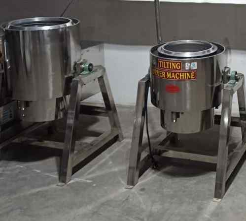 Tilting Namkeen Dryer Machine