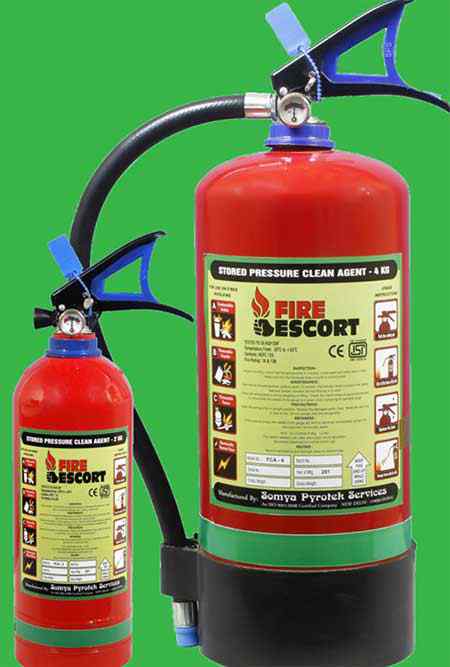 Clean Agent Type Fire Extinguishers