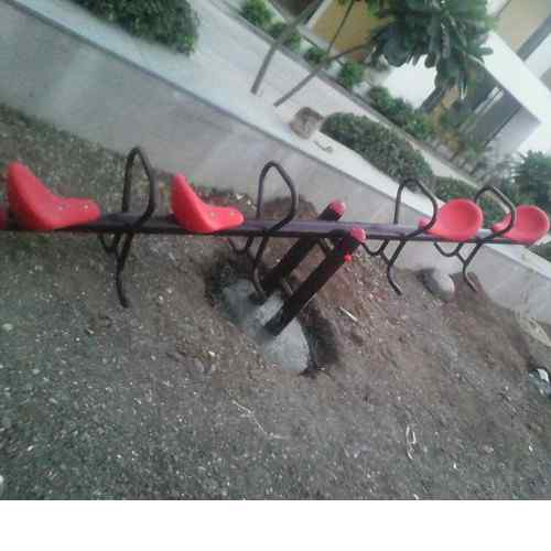 Astrokidz Kids 4 Seater Playground Seesaw