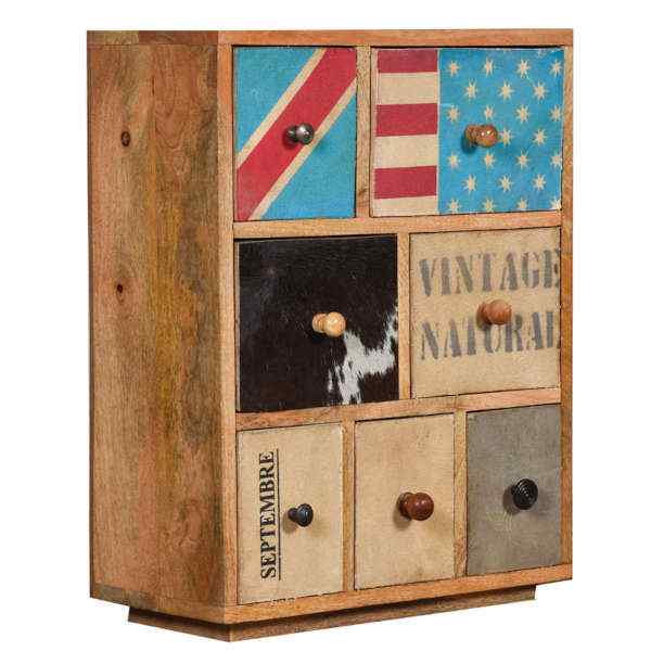 Multicolour Wooden Cabinet Handicrafts