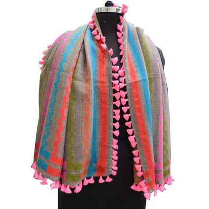 Devanshi Exports Pvt Ltd - Manufacturers of embroidered shawls in Noida, Uttar Pradesh,