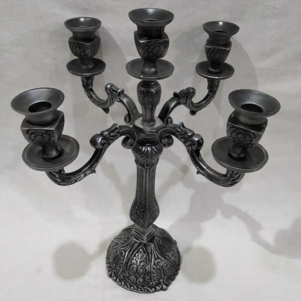Aluminium 5 Flames Candle Holder