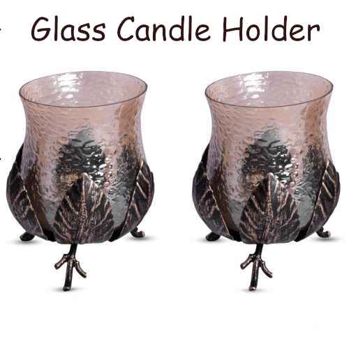 Decorative Glass Candle Holder