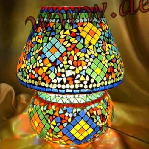 Handcrafted Glass Table Lamp