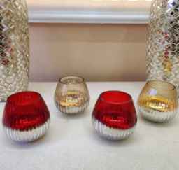 Elegant Glass Candle Holder