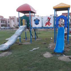 Two Platform Multi Slides Play Station