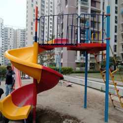Single Playground Spiral Slide in Noida