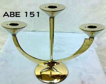 3 Candle Stand in Brass in Moradabad