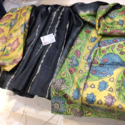 Tussar Tie n Dye Silk Saree in Kolkata